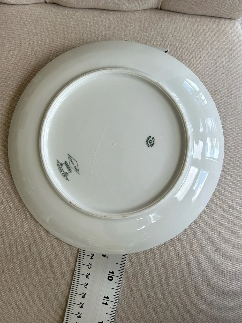 Limoges Green-Stamped Porcelain Mark